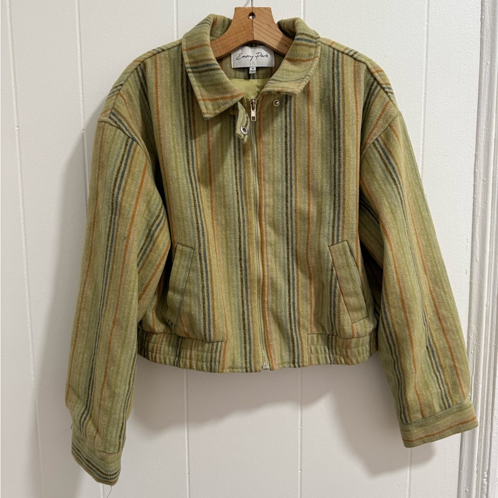 Striped Green Jacket